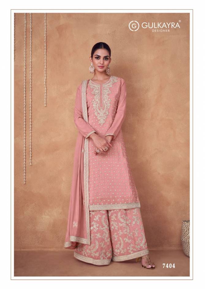 Flory By Gulkayra Real Chinon Wedding Wear Sharara Readymade Suits Wholesale Market In Surat